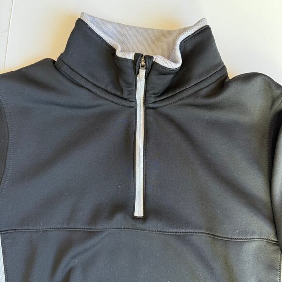 Nike Golf Therma-fit 1/4 Zip Pullover Pockets Black - Picture 5 of 9